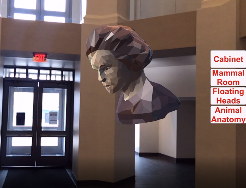 Digital Head in AR environment