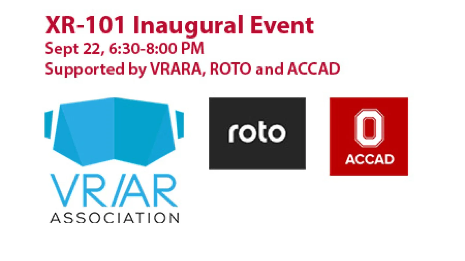 XR101 Event Logo