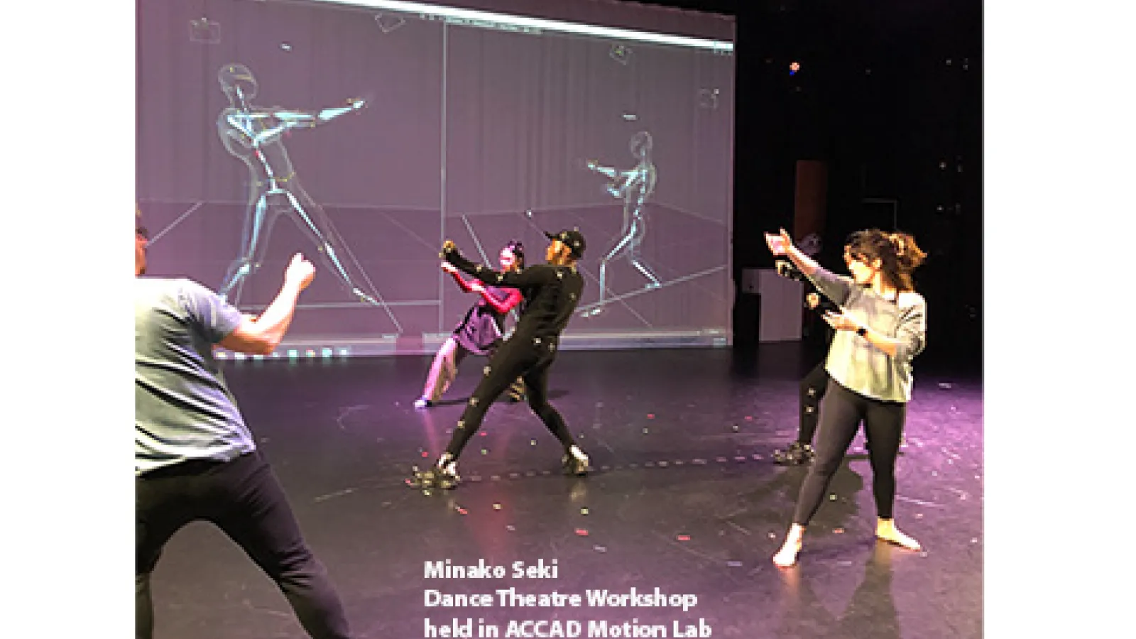Minako Seki Dance Theatre Workshop in ACCAD Motion lab