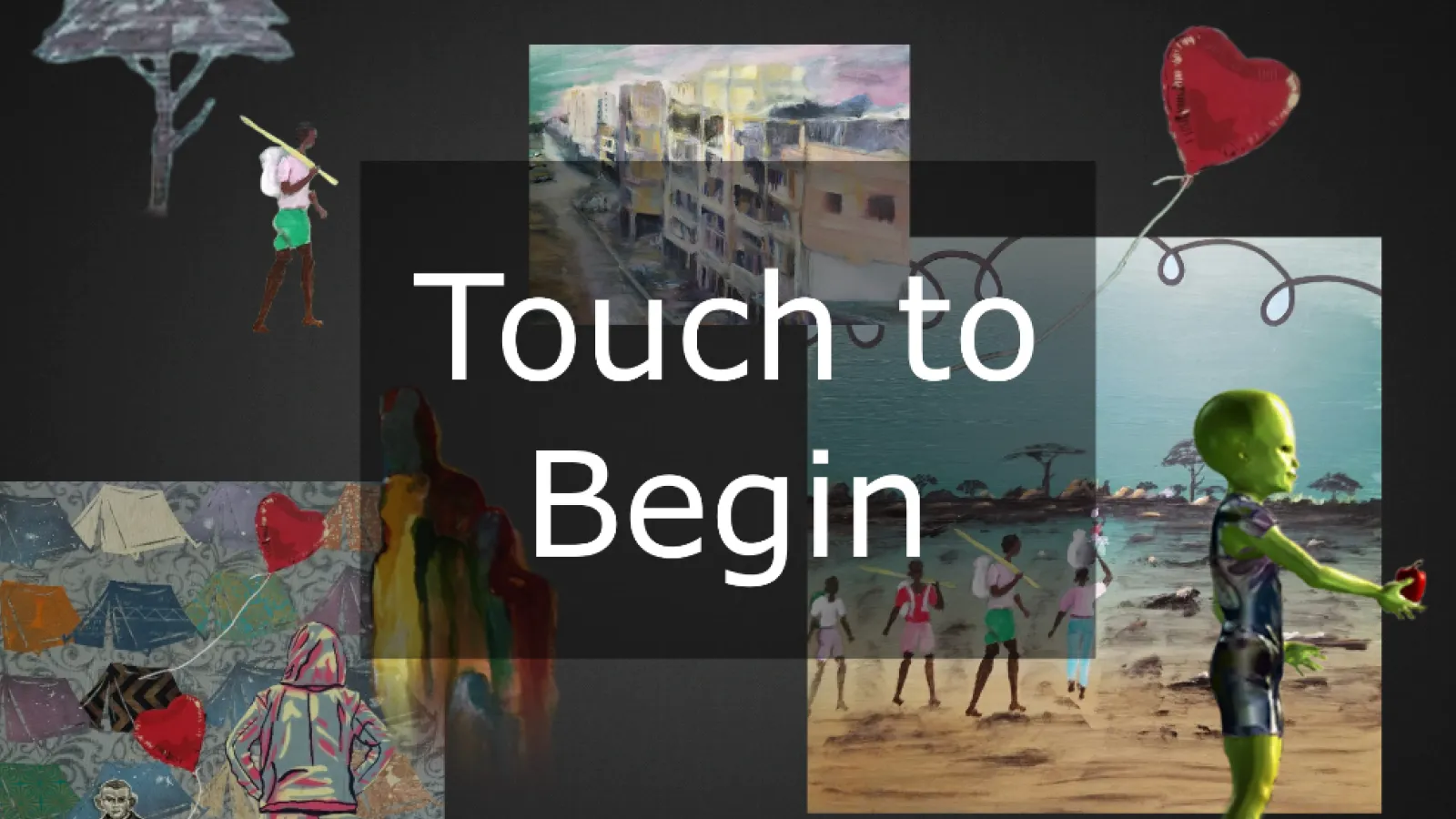 Digital Interactive Exhibit on Display at the Dublin Arts Council