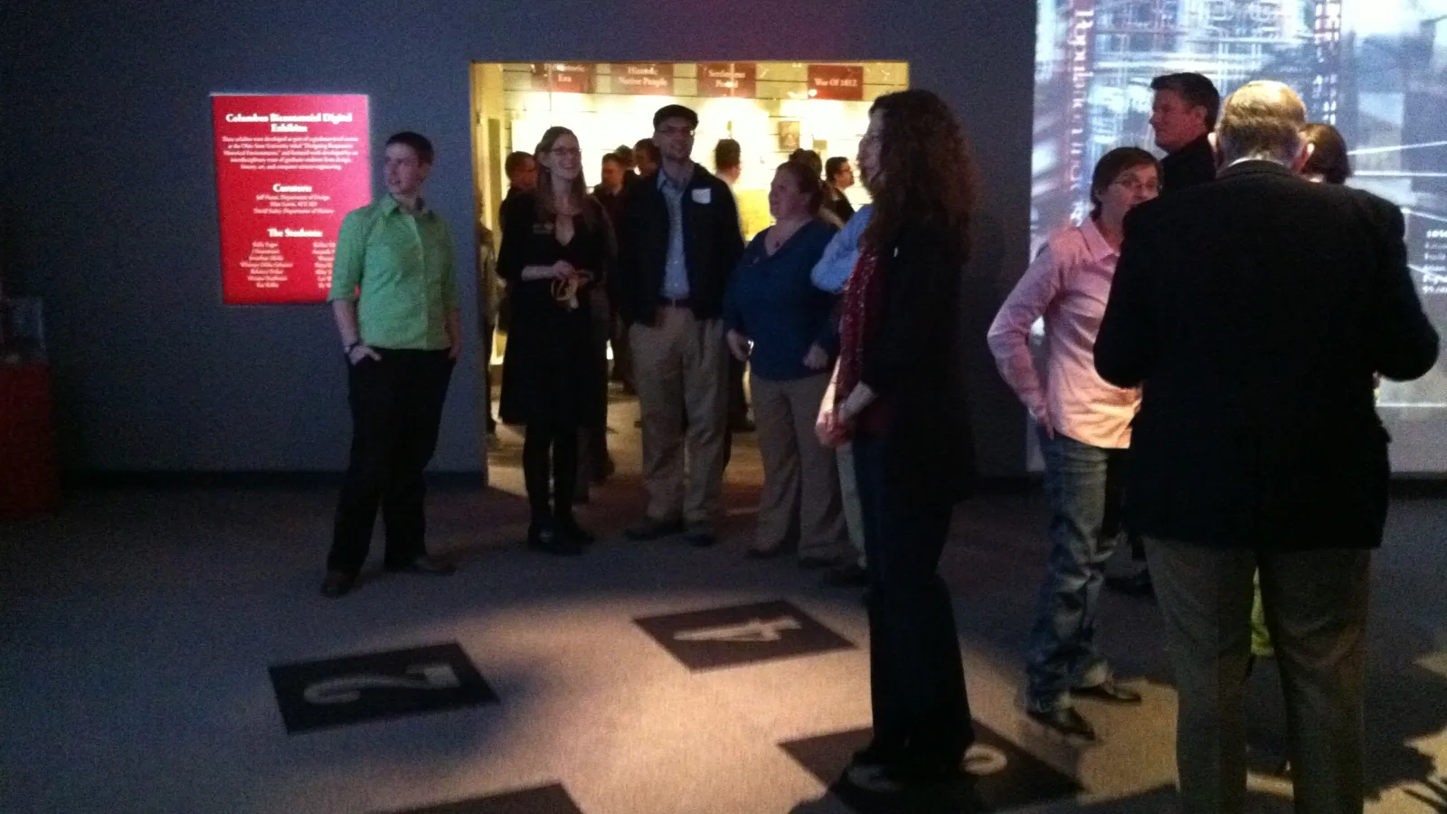 Group of students at COSI