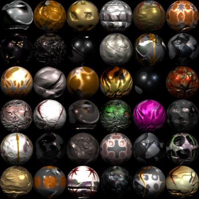 Algorithmic metal Shaders