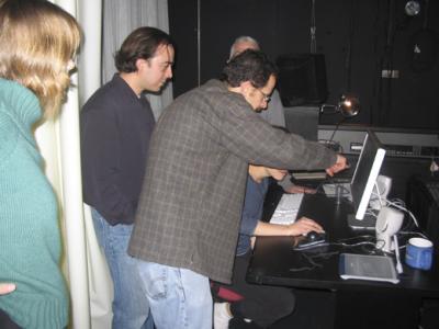 Persons' working around computer