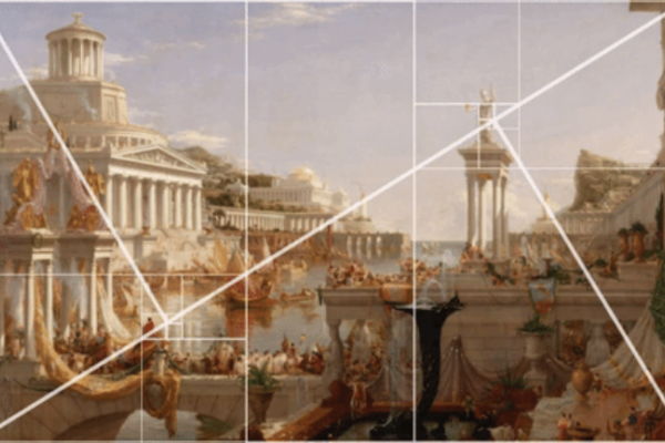 Thomas Cole painting sectional breakdown